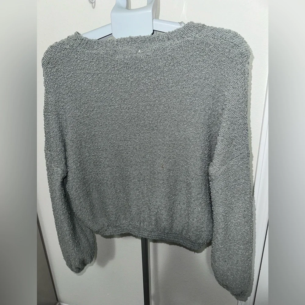 Altar'd State Sage Green Knit Sweater